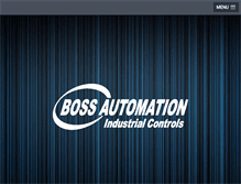 Tablet Screenshot of bossautomation.com